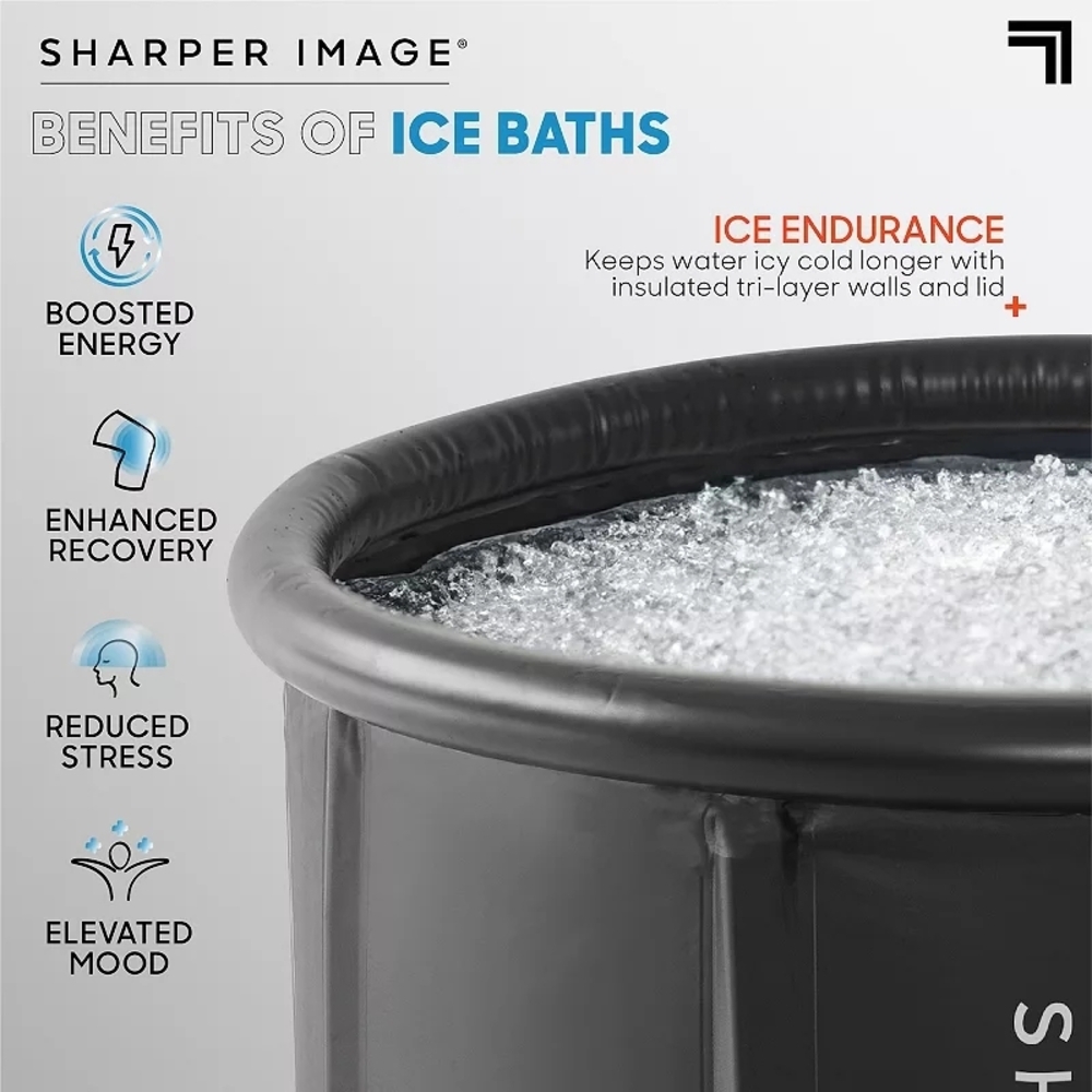 Sharper Image Black Ice Bath - Picture 3 of 5